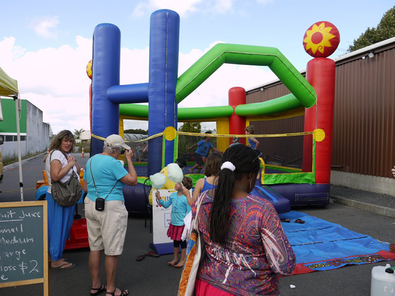 boxing ring bouncy castle